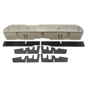 DU-HA Underseat Storage Gun Case for '07-13 Chevrolet/GMC & '07-'14 Heavy Duty Crew Cab (Light Gray)
