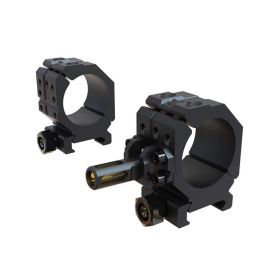 Wheeler 30mm Low Mount Picatinny Rail Scope Rings with Anti-Cant Indicator