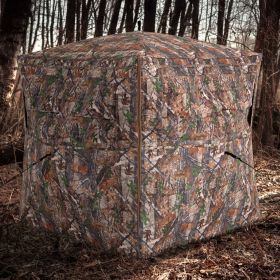 Hunting Blind 360 Degree One-Way See-Through Ground Blind For 2-3 Person