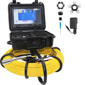 VEVOR Sewer Camera, 328ft/100m Cable, Waterproof IP68 Sewer Video Inspection Equipment, Drain Camera with 16 GB SD Card, DVR Function