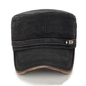 Malecap Middle-aged Casual Hat (Color: Black)