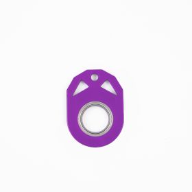 Creative Fidget Spinner Toy Keychain Hand Spinner Anti-Anxiety Toy Relieves Stress Finger Spinner Keychain Bottle Opener Kids Toy (Option: Purple-17mm-2PCS)