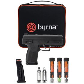 Byrna® SD Kinetic Non-Lethal CA Legal Projectile Gun Bundle (Color: Black)