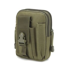 Waist Pouch; Portal Wasit Bag For Camping; Travel; Running (Color: Army green)