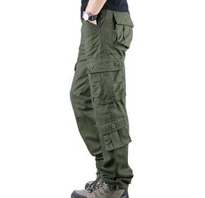 Men's Relaxed Fit Cargo Pant-Reg and Big and Tall Sizes (Color: Green, size: 38)