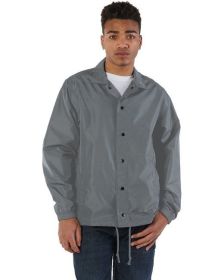 Men's Coach's Jacket - BLACK - S (Color: GRAPHITE, size: S)