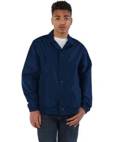 Men's Coach's Jacket - BLACK - S (Color: NAVY, size: XL)