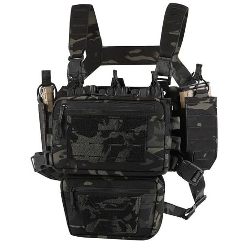 Chest Rig Tactical Chest Rig Molle Modular Micro Fight Chest Rigs With Magazine Pouch For Outdoor Hunting Aisoft Chest Rig Tactical Chest Rig Molle Modular Micro Fight Chest Rigs With Magazine Pouch For Outdoor Hunting Aisoft