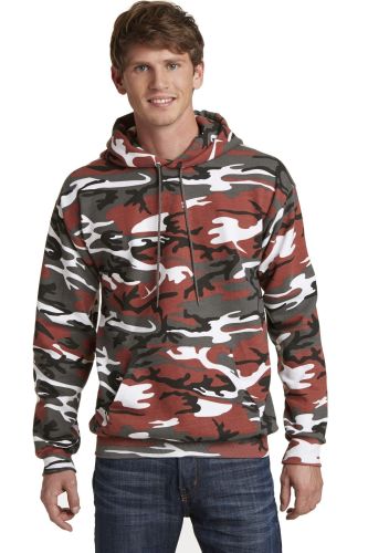 Port & Company Core Fleece Camo Pullover Hooded Sweatshirt PC78HC