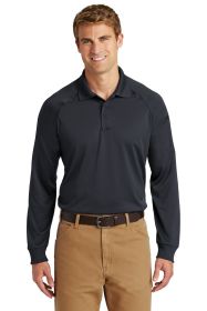 CornerStone Select Long Sleeve Snag-Proof Tactical Polo CS410LS (Color: Charcoal, size: XL)