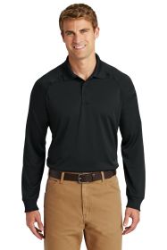 CornerStone Select Long Sleeve Snag-Proof Tactical Polo CS410LS (Color: Black, size: L)