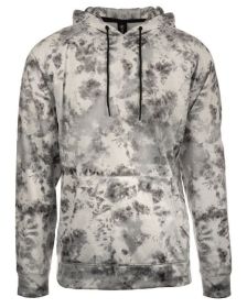 Burnside B8670 Men's Go Anywhere Performance Fleece Pullover (Color: WHITE TIE DYE, size: M)