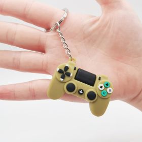Simulation Toy Game Machine Car Keychain (Color: Green)